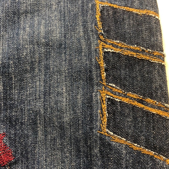 A/X ARMANI EXCHANGE jean skirt. - Picture 9 of 16